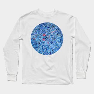 Psychedelic Blue Long Sleeve T-Shirt